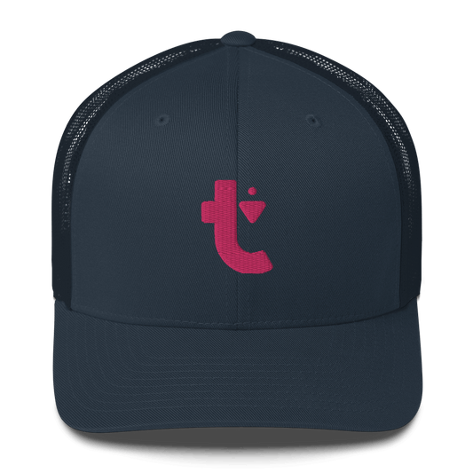 classic trucker hat (pink t)