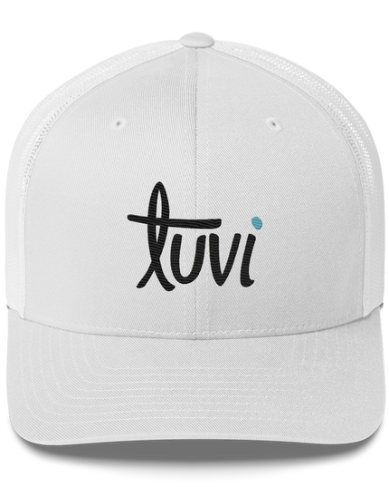 Tuvi Trucker Hat - White