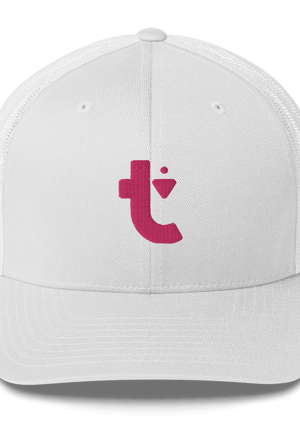classic trucker hat (pink t)