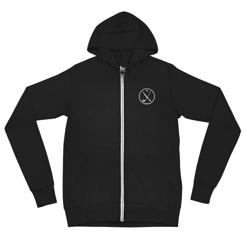 Crest Zip Up Hoodie