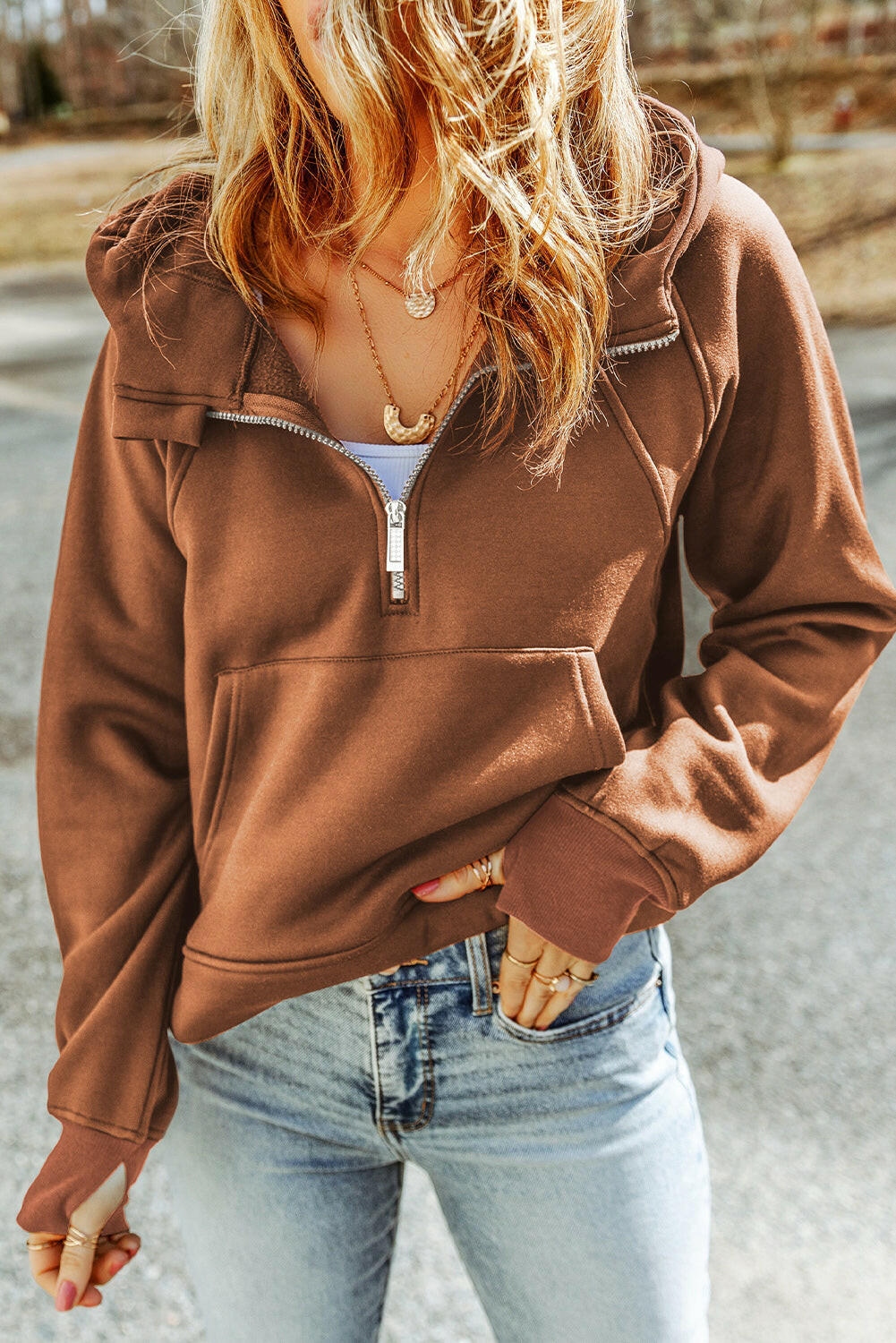 Higuera Half-Zip Hoodie - T-UP Apparel