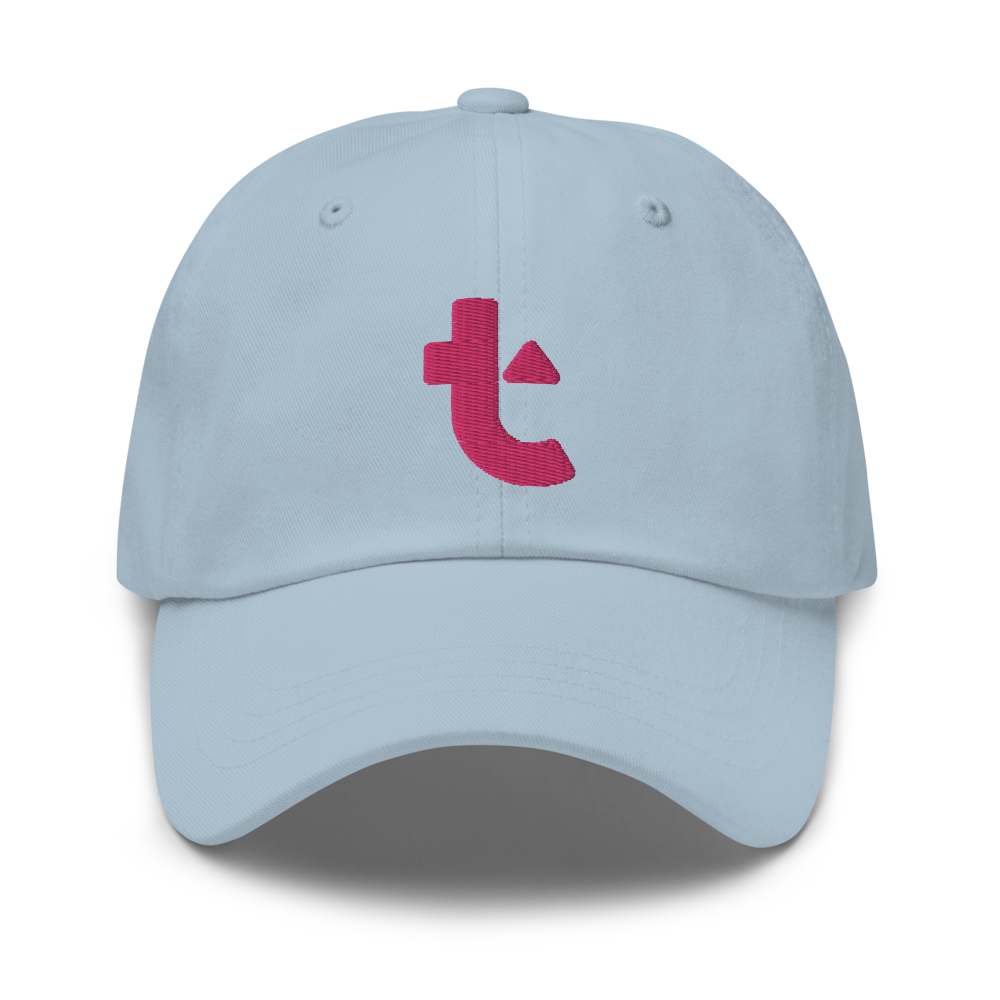 classic baseball cap (pink t) - T-UP Apparel