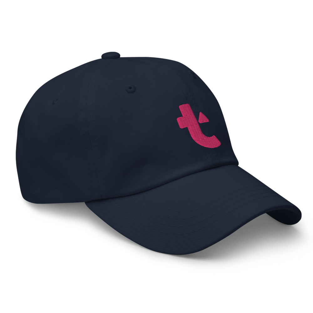 classic baseball cap (pink t) - T-UP Apparel