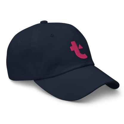 classic baseball cap (pink t) - T-UP Apparel