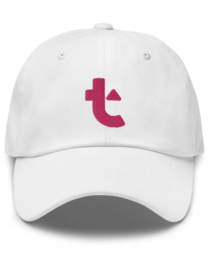 classic baseball cap (pink t) - T-UP Apparel