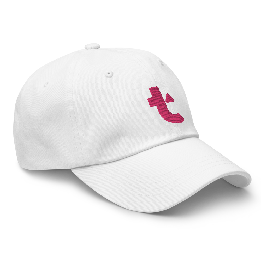 classic baseball cap (pink t) - T-UP Apparel