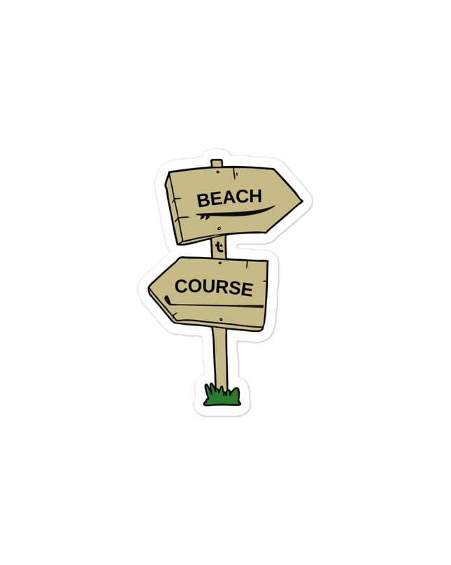 Which Way? Sticker - T-UP Apparel