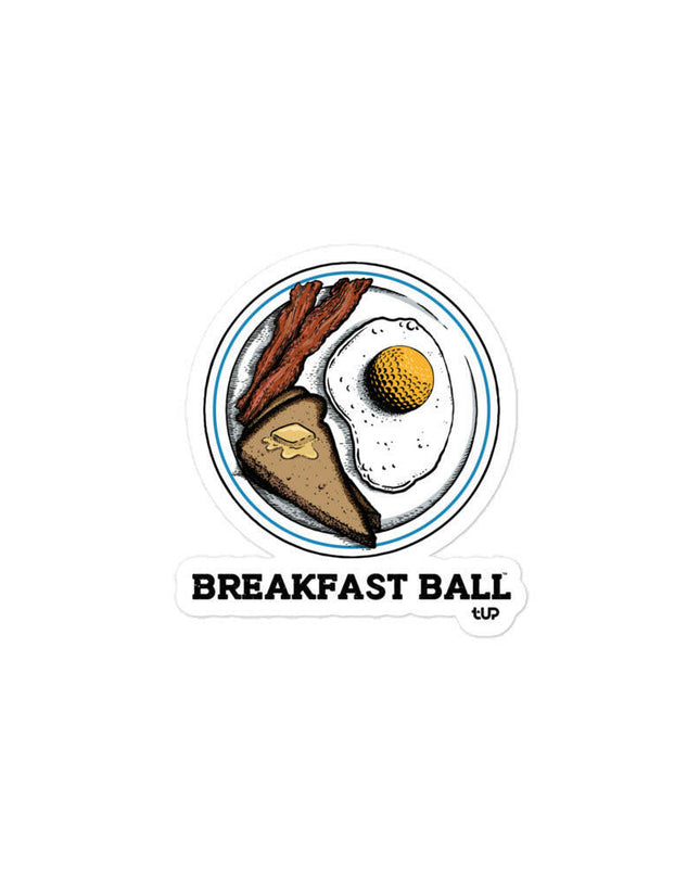 Breakfast Ball Sticker - T-UP Apparel