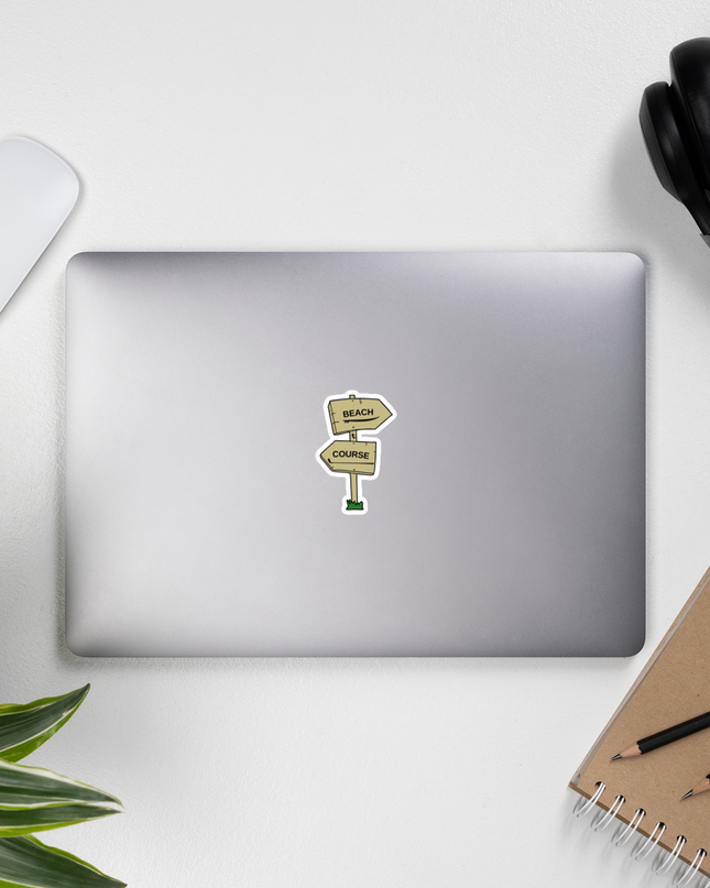 Which Way? Sticker - T-UP Apparel