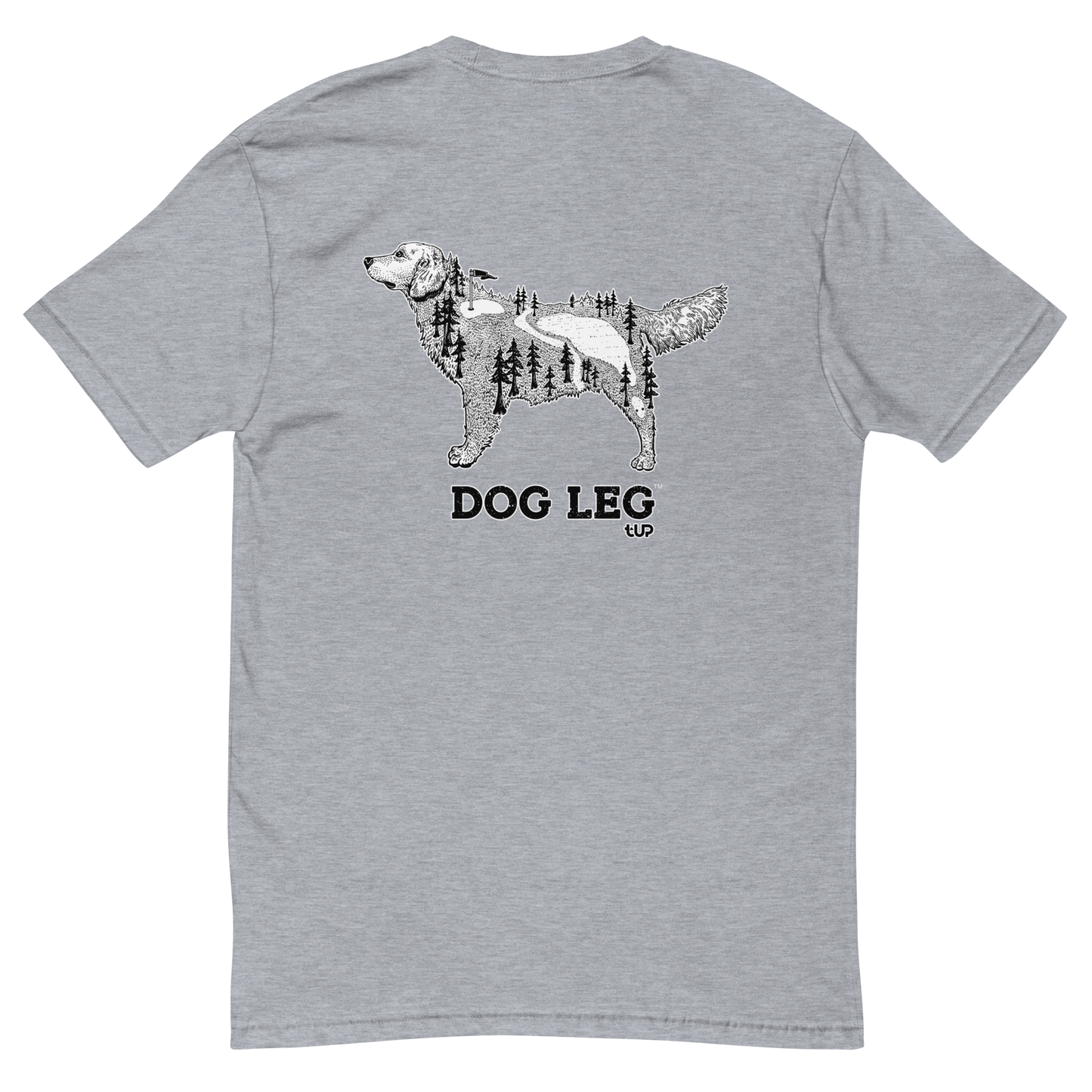 dog-leg tee - T-UP Apparel