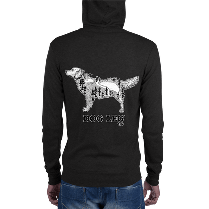 Men's Dog Leg Lightweight Zip Hoodie - T-UP Apparel