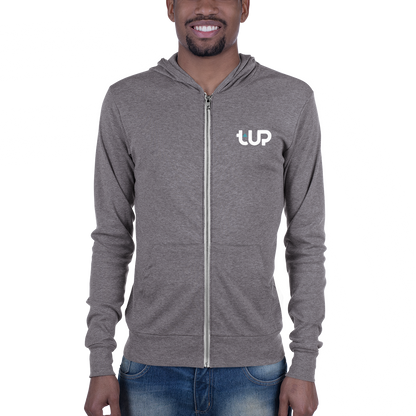 Mens Big Dog Lightweight Zip Hoodie - T-UP Apparel