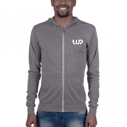 Men's Dog Leg Lightweight Zip Hoodie - T-UP Apparel