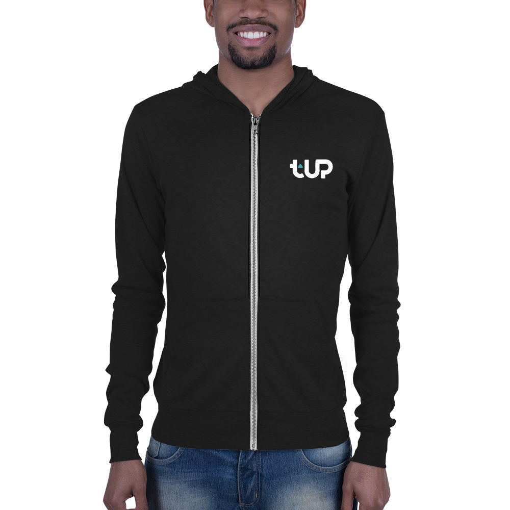 Mens Big Dog Lightweight Zip Hoodie - T-UP Apparel