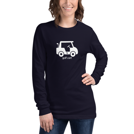 Women's Golf Cart Long Sleeve Tee - T-UP Apparel