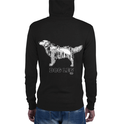 Men's Dog Leg Lightweight Zip Hoodie - T-UP Apparel