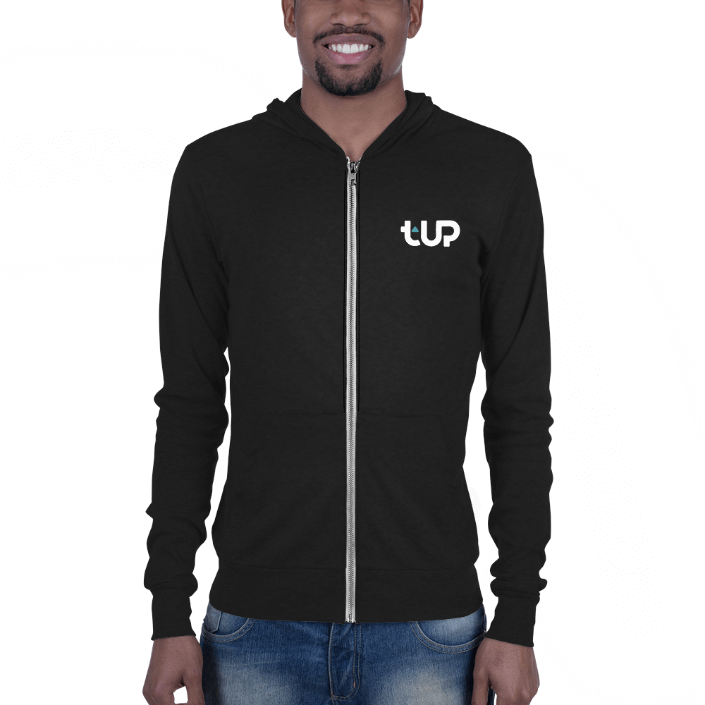 Men's Dog Leg Lightweight Zip Hoodie - T-UP Apparel